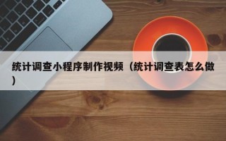 莱芜统计调查小程序制作视频（统计调查表怎么做）