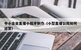 莱芜中小企业直播小程序制作（小型直播公司如何运营）