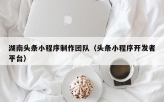 莱芜湖南头条小程序制作团队（头条小程序开发者平台）